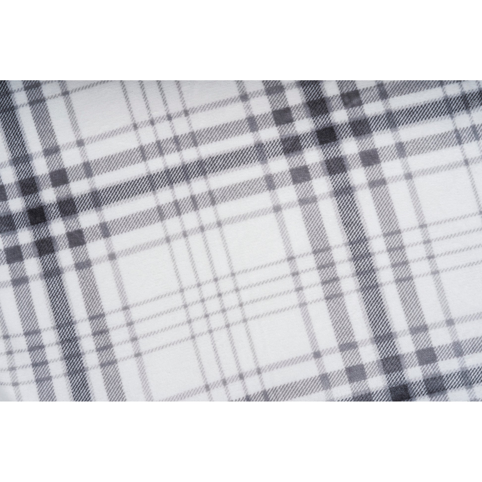 Wearable Blanket Hoodie | Grey Plaid Flannel w/ Sherpa Lining 48x65 | Cozy Chic Winter Throw